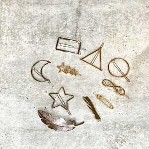 10 pc hair clip accessory pin  bundle NWT